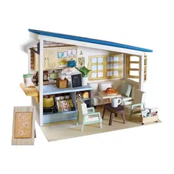 ماکت مینیاتوری مدل کاردستی ساختنی طرح کافی شاپ