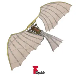 کاردستی ماکت هواپیمای گلایدر لئوناردو داوینچی