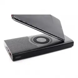 شارژر همراه وایرلس فیلیپس مدل DLP6643C ظرفیت 10000 میلی آمپر ساعتPhilips Wireless charger Power Bank 10000mAh DLP6643C