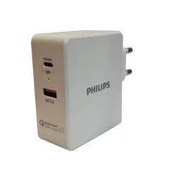 شارژر دیواری فیلیپس مدل DLP2509DLP2509/37 Philips AC Charger, 1C Port 15W