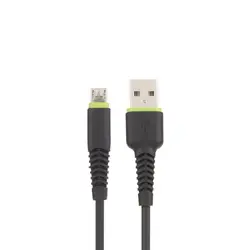 کابل تبدیل USB به MicroUSB فیلیپس مدل DLC1530U طول 1.2 مترPHILIPS DLC1530U 5 A 1.2 m Rubber Micro USB Cable