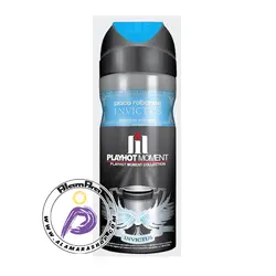 اسپری دئودورانت مردانه پلی هات مومنت (PLAYHOT MOMENT) مدل Invictus Paco Rabanne