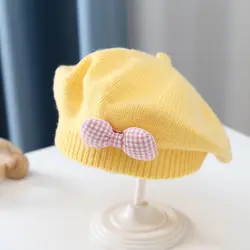 کلاه بافت بچه گانه فرانسوی طرح پاپیون