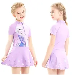 مایو دخترانه مدل دامن دار طرح السا