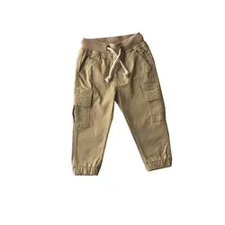 شلوار کارگو بچه گانه کتان