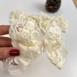 ست جوراب بچه گانه دخترانه کبریتی پاپیون و هدبند