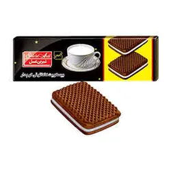 بیسکویت کرمدار کاکائویی 120 گرمی شیرین عسل