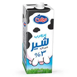 شیر پرچرب 3 درصد 1 لیتری میهن