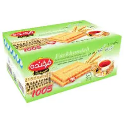 بیسکویت با تزیین کنجد 850 گرمی فرخنده
