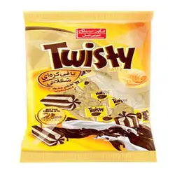 تافی کره شکلاتی 80 گرمی تویستی