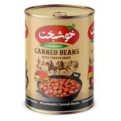 کنسرو لوبیا چیتی 380 گرمی خوشبخت