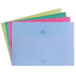 پوشه دکمه دار بزرگ A4 لینومکس