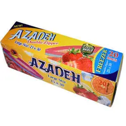 کیسه زیپ دار 20 عددی 30×25 آزاده