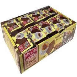 بیسکویت کاکائویی پتی بور جعبه ای 50 عددی