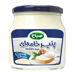 پنیر خامه ای جار بزرگ 450 گرمی صباح