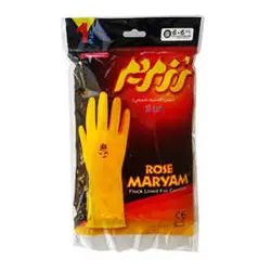 دستکش ساق کوتاه متوسط رز مریم