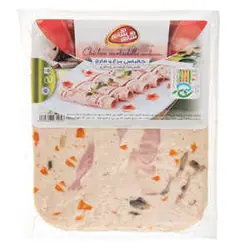 کالباس ورقی مرغ و قارچ 55 درصد 200 گرمی شام شام