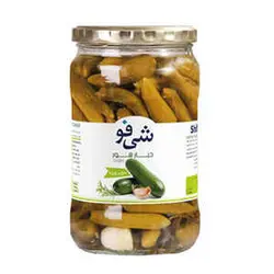 کنسرو خیارشور سوپر ویژه 650 گرمی شی فو