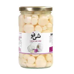 کنسرو ترشی سیر مروارید 650 گرمی شی فو