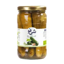 کنسرو خیارشور سایز دو 650 گرمی شی فو