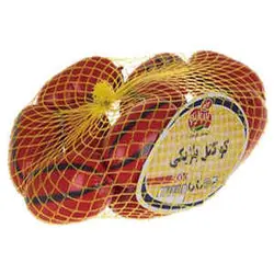 سوسیس کوکتل بلژیکی 40 درصد بسته بندی 500 گرمی سولیکو