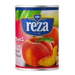 کمپوت هلو 370 گرمی رضا