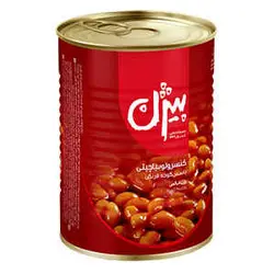 کنسرو لوبیا چیتی 380 گرمی بیژن