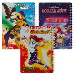 دفتر شطرنجی 50 برگ سیمی جلد مقوایی دخترانه