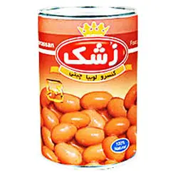 کنسرو لوبیا چیتی 380 گرمی زشک