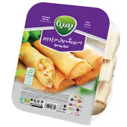 اسپرینگ رول مرغ و پنیر 480 گرمی پمینا