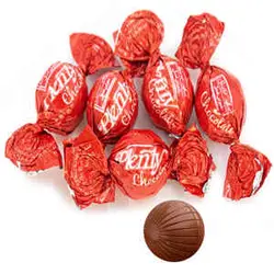 شکلات توپی فندقی فله 100 گرمی پلنتی قرمز