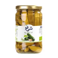 کنسرو خیارشور ممتاز 650 گرمی شی فو