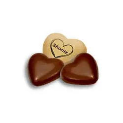 شکلات قلبی طلایی شیری فله 100 گرمی شونیز