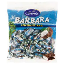 شکلات دو سر پیچ نارگیلی باربارا بسته بندی یک کیلویی