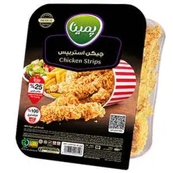چیکن استریپس 400 گرمی پمینا