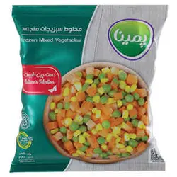 مخلوط سبزیجات منجمد 400 گرمی پمینا