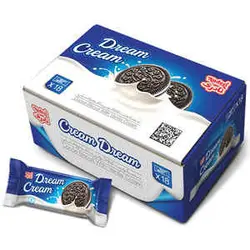بیسکویت کریم دریم جعبه 18 عددی نادری