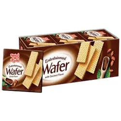 ویفر پذیرایی کاکائویی بسته بندی 15 عددی نادری