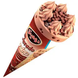 بستنی قیفی شکلاتی دورادو