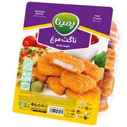 ناگت مرغ 300 گرمی پمینا