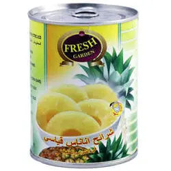 کمپوت آناناس بزرگ 565 گرمی تایلندی فرش گاردن