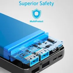 شارژر همراه انکر مدل A1268 ظرفیت 20000 میلی آمپر ساعت