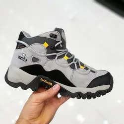 کفش ویکو اورجینال مخصوص کوهنوردی رنگ طوسی روشن کد R3121M4