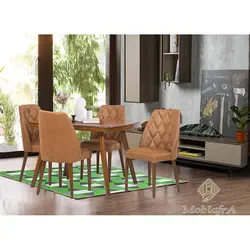 خرید میز ناهار خوری آوا + 18 ماه ضمانت - تولیدی مبل افرا