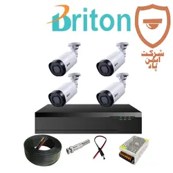 پکیج 4 عددی دوربین مداربسته برایتون مدل UVC94B29R - ایمن پاد