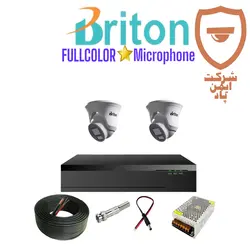 پک 2 عددی دوربین مداربسته برایتون فول کالر |دوربین برایتون
