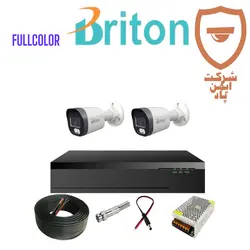 پک 2 عددی دوربین مداربسته برایتون فول کالر | دوربین برایتون