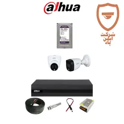 پک کامل 2 عددی دوربین مداربسته داهوا | دوربین مداربسته داهوا