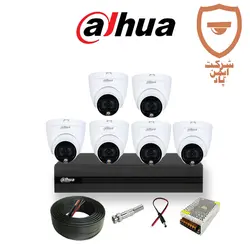 فروش دوربین مداربسته پکیج های 6 عددی دوربین مداربسته داهوا