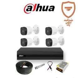 پکیج 4 عددی دوربین مداربسته داهوا مدل DH_HAC_B1A21P - ایمن پاد